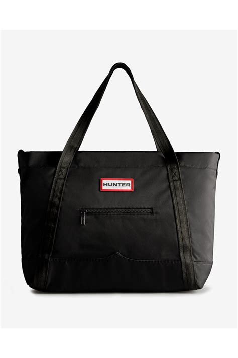 Hunter Nylon Large Top Clip Tote Bag .